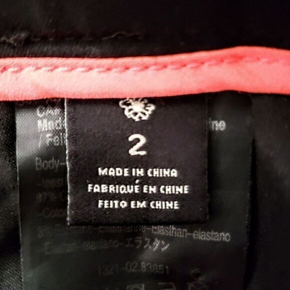 Scotch & Soda Maison Tropical Print Cigarette Crop Pants Size 2 - Picture 2 of 6